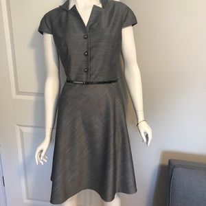 Jones New York Dress - belted, with pockets! Size 10